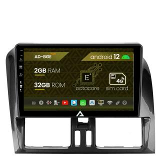 Navigatie Volvo XC60 (2008-2013), Android 12, E-Octacore   2GB RAM + 32GB ROM, 9 Inch - AD-BGE9002+AD-BGRKIT400V2