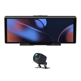 Navigator pentru bord iSEN CP26 DVR, 2K, 10   touch screen, CarPlay si Android Auto wireless, WiFi, Monitorizare parcare, Camera marsarier