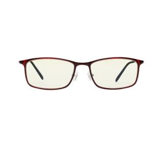 Ochelari de protectie Xiaomi Mi Computer Glasses, UV400, Blocare lumina albastra 40%, Lentile galbene, Usori si confortabili, Rosu