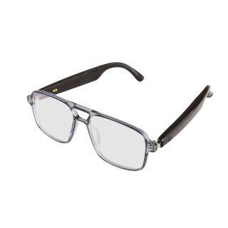 Ochelari de soare smart iSEN GS10, Albastri, Lentile polarizate, Unisex, Microfon si difuzor incorporat, Muzica si apeluri Bluetooth, Asistare vocala