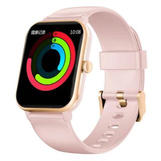 Smartwatch Blackview R3 Max Gold, TFT 1.69   Touch screen, Temperatura corporala, Ritm cardiac, Oxigen SpO2, Contor calorii, IP68, 230mAh