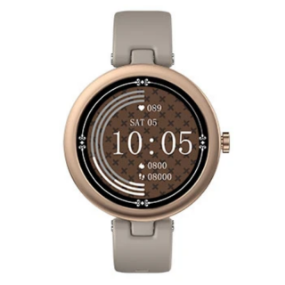 Smartwatch Doogee DG Venus Gold, 1.09   HD, Ritm cardiac, Multi-sport, Monitorizare menstruatie, 200mAh