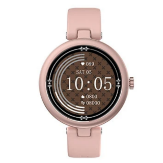 Smartwatch Doogee DG Venus Roz, 1.09   HD, Ritm cardiac, Multi-sport, Monitorizare menstruatie, 200mAh