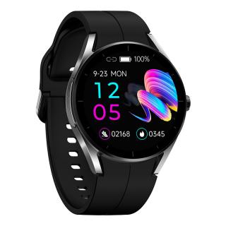 Smartwatch iSEN KS05 Negru, 1.32   IPS HD, ECG, Ritm cardiac, Presiune sanguina, Glicemie, Oxigen, Bluetooth call, Bt v5.1, IP67, 185mAh