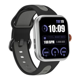 Smartwatch iSEN S216 GPS Argintiu, 1.78   Amoled, HRV, ECG, Functii Sanatate, Bluetooth Call, Alexa, Compatibil iOS  Android