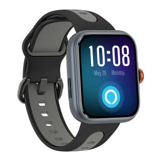 Smartwatch iSEN S216 GPS Negru, 1.78   Amoled, HRV, ECG, Functii Sanatate, Bluetooth Call, Alexa, Compatibil iOS  Android