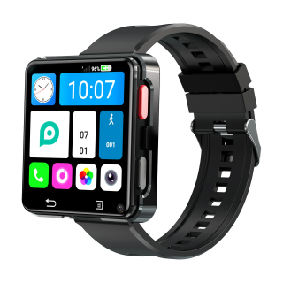 Smartwatch iSen S998, Negru, 4G, 2.64   HD, Android 11, Apel Bluetooth, Camera dubla, 1200 mAh
