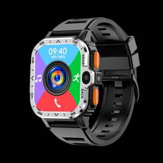 Smartwatch iSEN Watch PGD, Silver, 4G, 2.03   HD, QuadCore, Android 8.1, 4GB RAM + 64GB ROM, HD Dual Camera, NFC, GPS, Alipay, WeChat Pay, 800mAh, nanoSIM