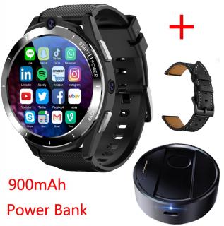 Smartwatch iSEN Watch Z40 Negru 4G, Android 11, Power Bank, 6GB RAM, 128GB ROM, Monitorizare functii vitale, HD 1.6  , IP67, 900 mAh+900 mAh