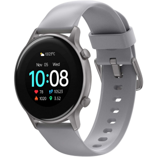 Smartwatch Umidigi Urun GPS Gri deschis, TFT LCD  1.1   touch screen, Ritm cardiac, Numar de pasi, Oxigen, Calorii, Hidratare, 5ATM