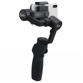 Stabilizator gimbal pe 3 axe iSEN Capture 2S, Auto face tracking, Control zoom, Time lapse, 4000mAh