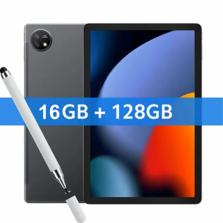 Tableta Blackview Oscal Pad 16 Gri, 4G, 10.5   FHD+, Android 13, 16GB RAM (8GB + 8GB extensibili), 128GB ROM, Unisoc T606 Octa Core, 13MP, 8200mAh, 18W, Stylus Pen, Dual SIM