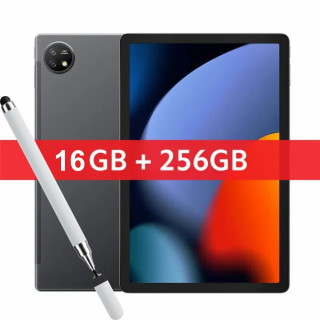 Tableta Blackview Oscal Pad 16 Gri, 4G, 10.5   FHD+, Android 13, 16GB RAM (8GB + 8GB extensibili), 256GB ROM, Unisoc T606 Octa Core, 13MP, 8200mAh, 18W, Stylus Pen, Dual SIM
