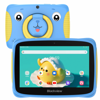 Tableta Blackview Tab 3 Kids Albastru, Eye-friendly Display 7  , Android 13, 4GB RAM (2+2GB extensibili), 32GB ROM, Unisoc SC7731E, 3280mAh