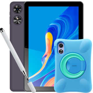 Tableta Oukitel OT6 Kids Gri 10   FHD+, 16GB RAM (4GB+12GB extensibili), 64GB ROM, Certificare TUV SUD, Carcasa protectie, Kids app, Android 13, 8000 mAh, Stylus Pen