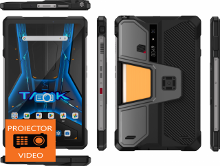 Tableta PC Unihertz 8849 Pad Tank, Black, Proiector Video,  5G, 10.95   FHD+, 120 Hz, Android 14, 32GB RAM (16GB + 16GB extensibili), 512GB ROM, 50MP, 21000mAh, Dual SIM