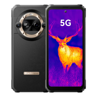 Telefon mobil Blackview BL9000 Pro Gold, 5G, Camera termica FLIR   Lepton 3.5  MyFLIR   Pro APP, 6.78   2.4K FHD+ 120Hz, 36GB RAM(12GB+24GB), 512GB ROM, Android 14, 50MP, 8800mAh, 120W, MediaTek