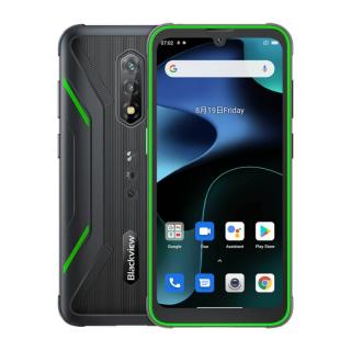 Telefon mobil Blackview BV5200 Verde, 4G, IPS 6.1   HD+, 7GB RAM (4GB + 3GB extensibili), 32GB ROM, Android 12, Helio A22, 5180mAh, Power bank, Dual SIM