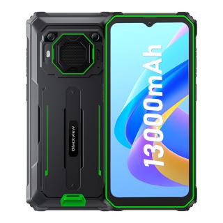 Telefon mobil Blackview BV6200 Verde, 4G, IPS 6.56  , Boxa 3W, 4+4GB RAM, 64GB ROM, Android 13,  Helio A22, NFC, 13000mAh, 18W, Dual SIM