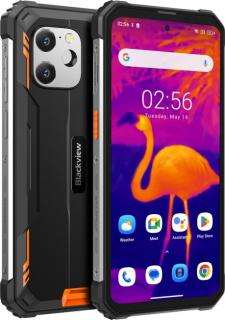 Telefon mobil Blackview BV8900 Orange, 4G, IPS 6.5  , 16GB RAM (8GB + 8GB extensibili), 256GB ROM, Camera termica, , 64+5 Mpx, Android 13, 10380mAh, Dual SIM