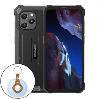 Telefon mobil Blackview BV8900 Pro Negru, 4G, 6.5   FHD 2.4K, 64MP, 16GB RAM (8GB + 8GB extensibili), 256GB ROM, Android 13, Helio P90, Localizare UWB, 10000mAh, NFC, Dual SIM