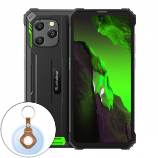 Telefon mobil Blackview BV8900 Pro Verde, 4G, 6.5   FHD 2.4K, 64MP, 16GB RAM (8GB + 8GB), 256GB ROM, Android 13, Helio P90, Localizare UWB, 10000mAh, NFC, Dual SIM