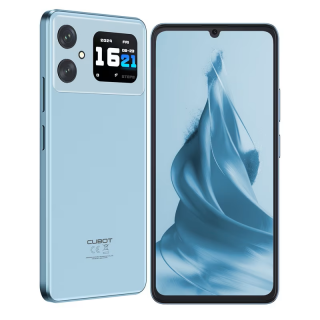 Telefon Mobil Cubot A20, Albastru, 4G, 6.745   HD+ 90Hz, 12GB RAM (4GB + 8GB extensibili), 128GB ROM, Android 14, SC T616 Octa-Core, 48MP+16MP, OTG, Face ID, baterie 5100mAh, Dual SIM