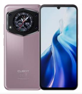 Telefon mobil  Cubot A30, Roz, 4G, 6.745   HD+ 90Hz, Dual Screen, 16GB RAM (6GB+10GB extensibili), 128GB ROM, Android 14,  Unisoc T616, 48MP, 5100mAh, Face ID, Dual SIM