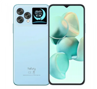 Telefon mobil  Cubot Hafury V1, Blue, 4G, 6.583   FHD+, 16GB RAM(8GB+ 8GB extensibil), 256GB ROM, Android 13,  MT8788V WA, Octa-Core, 64MP+32MP, NFC, OTG, Amprenta, 4350mAh, Dual SIM
