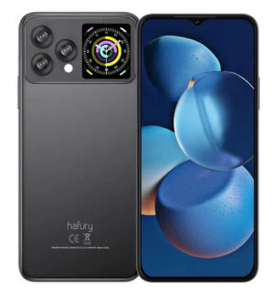 Telefon mobil  Cubot Hafury V1, Negru, 4G, 6.583   FHD+, 16GB RAM(8GB+ 8GB extensibil), 256GB ROM, Android 13,  MT8788V WA, Octa-Core, 64MP+32MP, NFC, OTG, Amprenta, 4350mAhmAh, Dual SIM