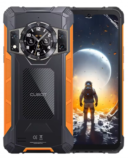 Telefon mobil  Cubot KingKong Ace 2, Portocaliu, 4G, 6.56   HD+ 90Hz, 16GBRAM (6GB+10GB extensibil), 128GB ROM, Android 14,  G85 OctaCore, 48MP+16MP, 5100mAh, 18W, NFC, Face ID, Dual SIM