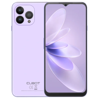 Telefon mobil Cubot P80, Violet, 4G, 6.5   FHD+, 16GB RAM (8GB + 8GB extensibili), 256GB ROM, 48MP+24MP, Android 13, MT8788V WA, NFC, 5200mAh, Dual SIM