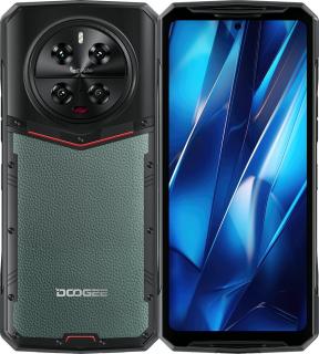 Telefon mobil Doogee DK10, Verde, 5G, 6.67   120Hz 2K AMOLED, 32GB RAM (12GB + 20GB extensibili), 512GB ROM, Android 13, Dimensity 8020, Morpho   Quad Camera, NFC, OTG, FM, 5150mAh, 120W, Dual SIM