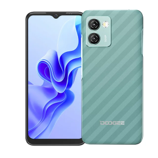 Telefon mobil Doogee N50 Pro Green, 4G, 6.52   HD+, 20GB RAM(8GB+12GB extensibil), 256GB ROM, Android 13, Spreadtrum T606 , 4200mAh, Face Unlock, Dual SIM