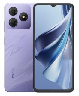 Telefon Mobil Oscal FLAT 2, Mov, 4G, 6.56   HD+, 12GB RAM (4GB+8GB extensibili), 256GB ROM, 13MP, Android 14, Unisoc T606, 5000mAh, Dual SIM Hybrid