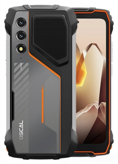 Telefon mobil OSCAL PILOT 1, Portocaliu, 4G, 6.67   HD+, 18GB RAM (6GB + 12GB extensibili), 256GB ROM, Android 14, MediaTek Helio G81, 15000mAh, IP68 IP69K, Dual SIM
