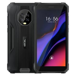 Telefon mobil OSCAL S60 Negru, 4G, IPS 5.7   Panda Glass, 3GB RAM, 16GB ROM, Android 11, Helio A22 QuadCore, IP68, 4980mAh, Dual SIM