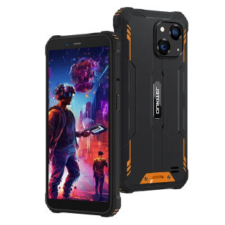 Telefon mobil Oukitel WP32 Orange, 4G, 5.93   HD+, 16GB RAM (4GB + 12GB extensibili), 128GB ROM, 20MP+ 5MP, Android 14, Unisoc UMS9230, NFC, 6300mAh, Dual SIM