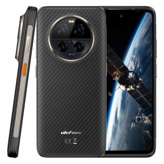 Telefon mobil Ulefone Armor 23 Ultra 5G Negru, Comunicare satelit, 6.78   LCD FHD+ 120Hz, 24GB RAM (12GB + 12GB extensibili), 512GB ROM, Android 13, MediaTek MT6891, 64MP Night Vision, 5280mAh, 120W