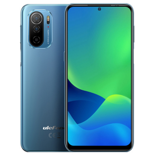 Telefon mobil Ulefone Note 13P Albastru, 4G, 6.5   FHD+, 4GB RAM, 64GB ROM, Android 11, Helio G35 OctaCore, NFC,  5180mAh, Dual SIM