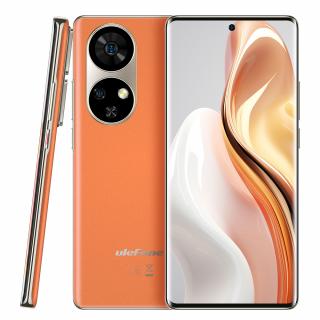 Telefon mobil Ulefone Note 17 Pro Orange, 4G, 6.78   3D Amoled, 24GB RAM (12GB + 12GB extensibili), 256GB ROM, Android 13, 108MP+32MP, MediaTek Helio G99, NFC, 5050mAh, 33W, Dual SIM