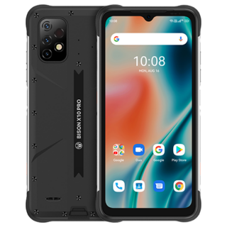 Telefon mobil UMIDIGI BISON X10 PRO Negru, 4G, Termometru non-contact, 6.53  , 6GB RAM, 128GB ROM, Android 11, OctaCore, 6150mAh, Dual SIM
