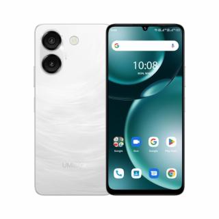 Telefon mobil UMIDIGI G9A, Alb, 4G, 6.75   HD+, 8GB RAM (4GB + 4GB extensibili), 64GB ROM, Android 14 Go, 13MP Ultra-Clear AI Camera, 5000mAh, Dual SIM