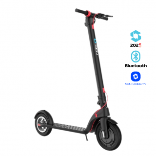 Trotineta electrica pliabila iSEN X7 Pro 2025 Negru, Aplicatie, BT, 10  , motor 350W, autonomie max. 25km, pana la 25km h, baterie detasabila