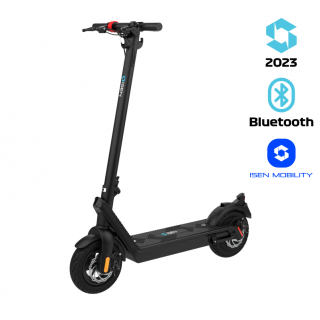 Trotineta electrica pliabila iSEN X9 Pro Max 2023 Negru, BT, 10 inch, 1100W, autonomie maxima 100km,  pana la 40km h, baterie detasabila