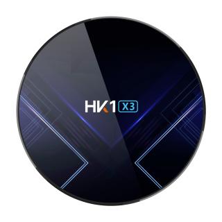 TV Box HK1 X3, 8K, 4GB RAM DDR3, 128GB ROM, Amlogic S905X3 QuadCore, Android 9.0, WIFI, Bluetooth, Slot card de memorie