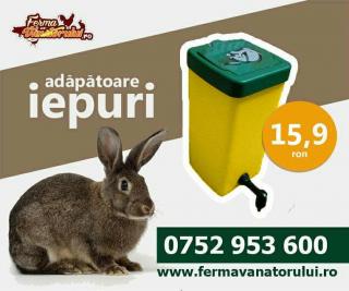 Adapatoare de iepuri cu recipient de 1L, portocaliu