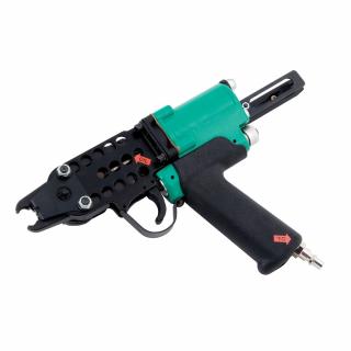 Cleste profesional pneumatic cu inele pentru facut custi si tapiterie 16.9mm