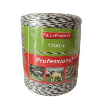 Fir pentru gard electric FarmPower Professional 1000m 6 lite 0.4 ohm