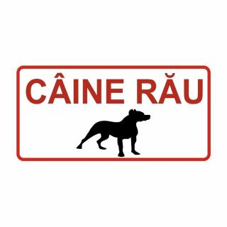 Placuta caine rau 10 20 alba